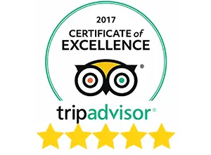 5 Star Rated Tours on Trip Advisor